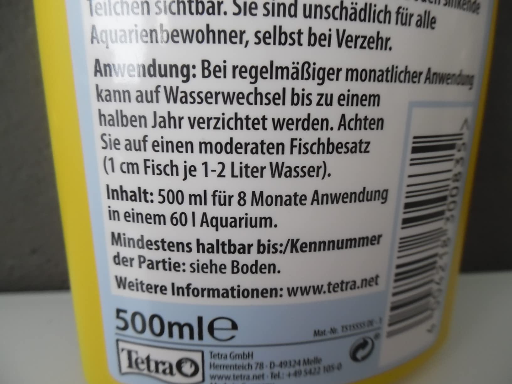 Solide Monatspflege für Süßwasser