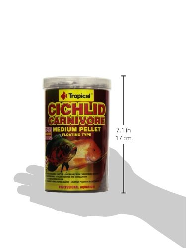 tropical-cichlid-carnivore-medium-pellet-schwimmendes-granulat-1-liter image 3