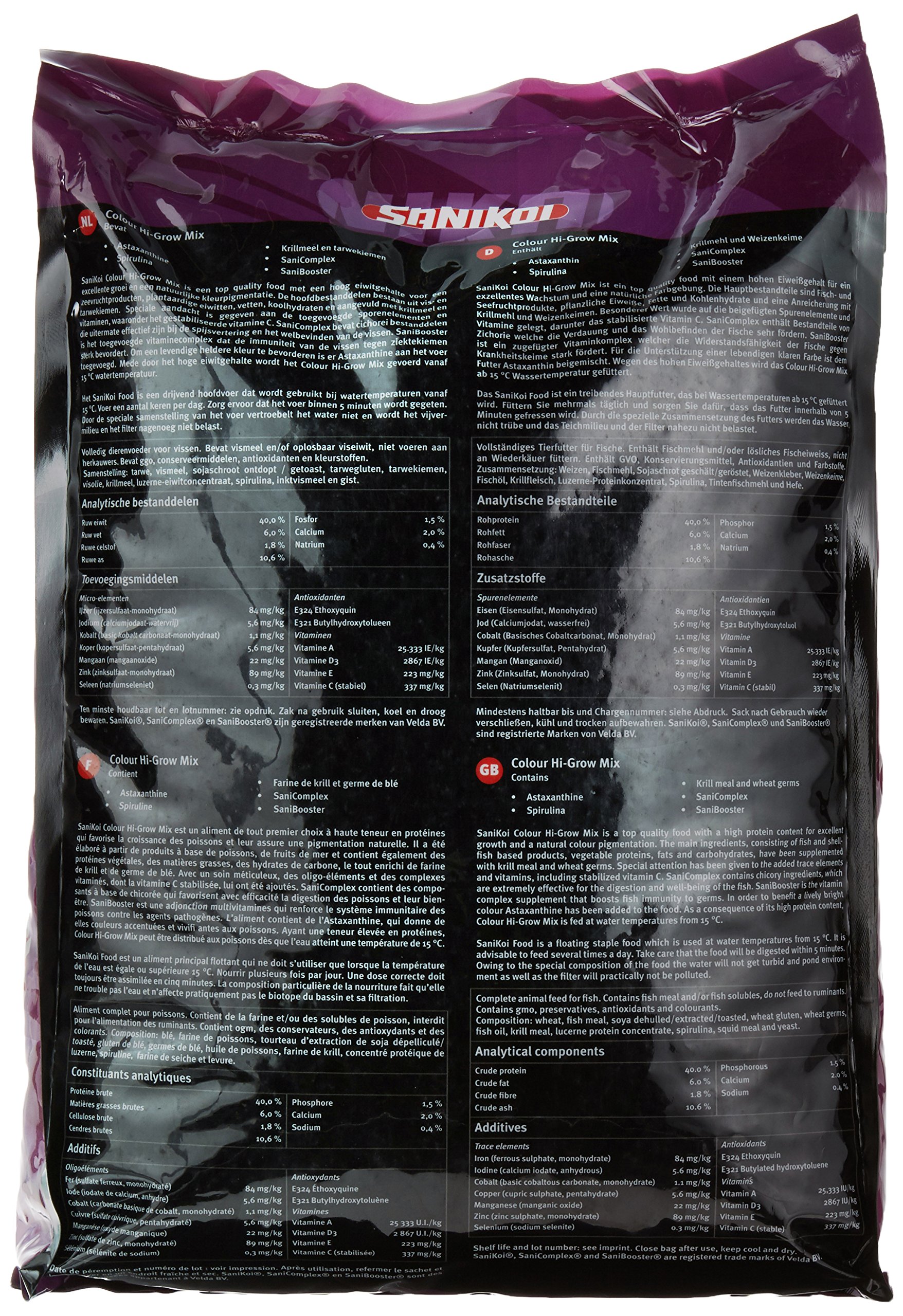 velda-sanikoi-colour-hi-grow-6-mm-10-l-koi-und-teichfischfutter image 3