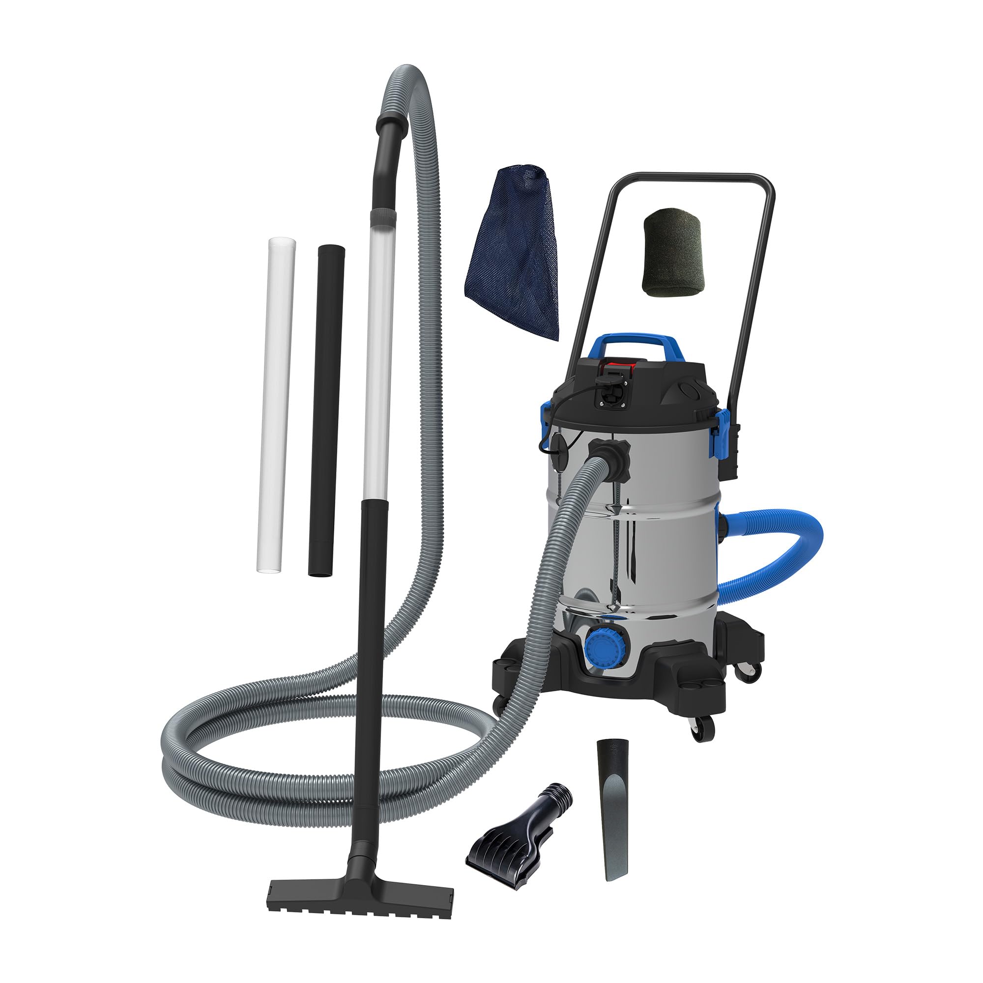 aquaforte-teichschlammsauger-pro-1200w-35l-tank-saugtiefe-bis-2-5m image 1