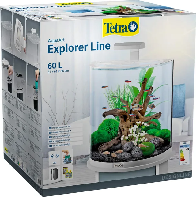 tetra-aquaart-explorer-line-aquarium-komplett-set-60l-wei image 1