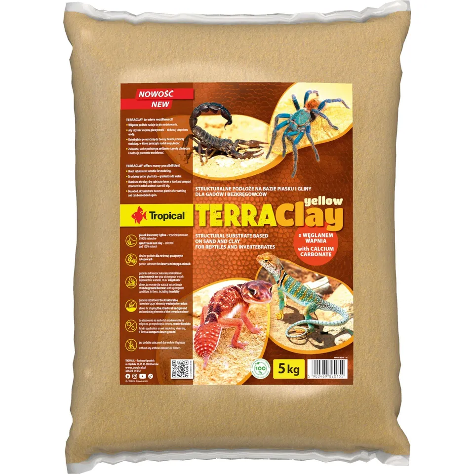 tropical-terraclay-yellow-5-kg-natur-substrat-f-r-w-sten-terrarien image 1